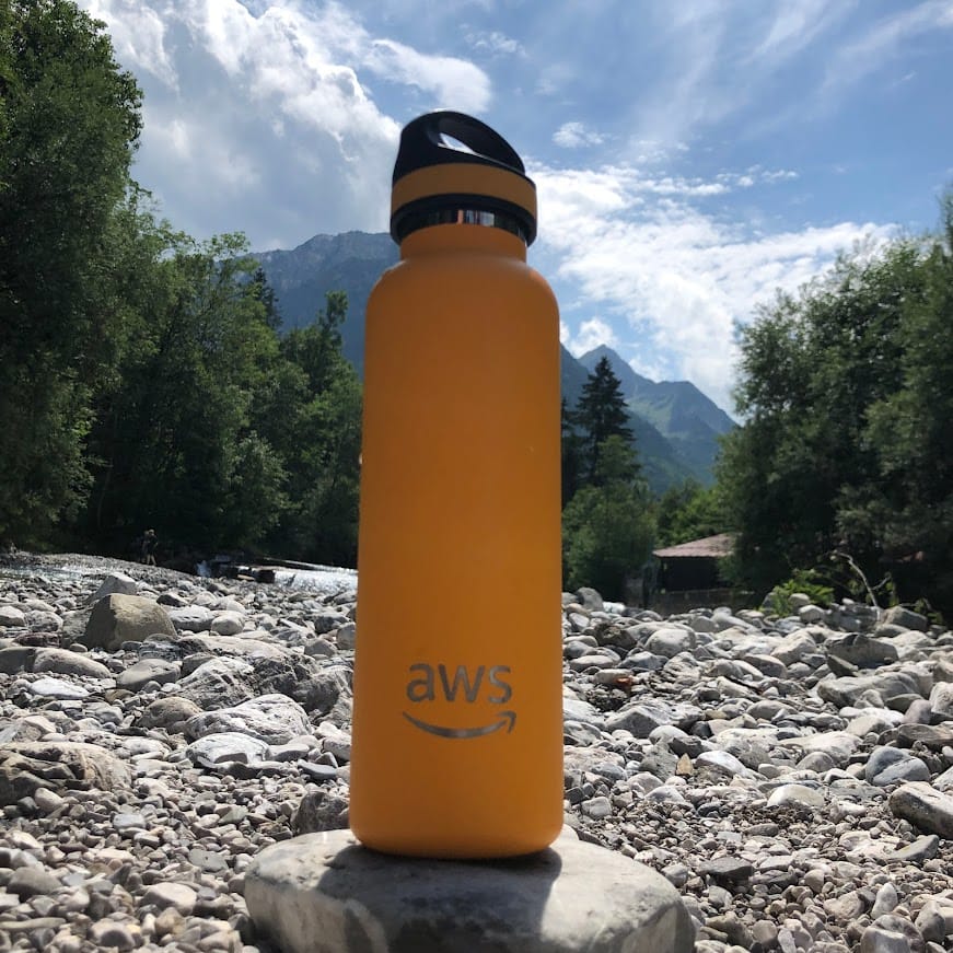AWS SWAG that is used and not just grabbed - sustainable SWAG :-)