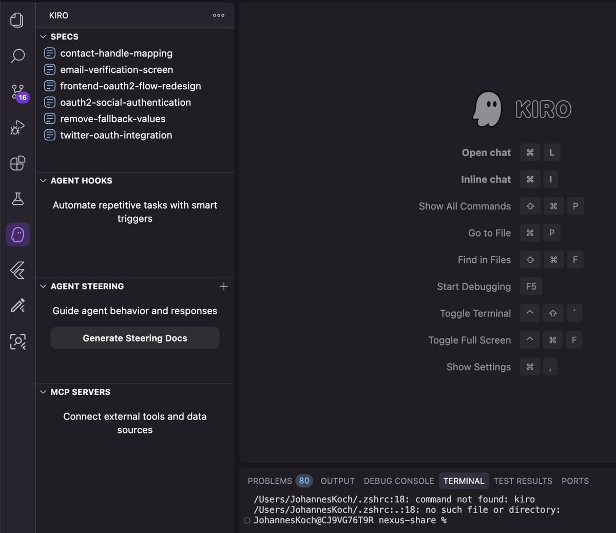 Kiro UI with MCP
