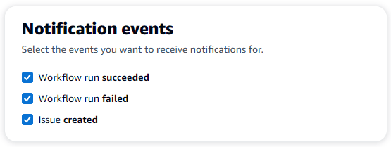 Sending notifications from CodeCatalyst Workflows in March 2023